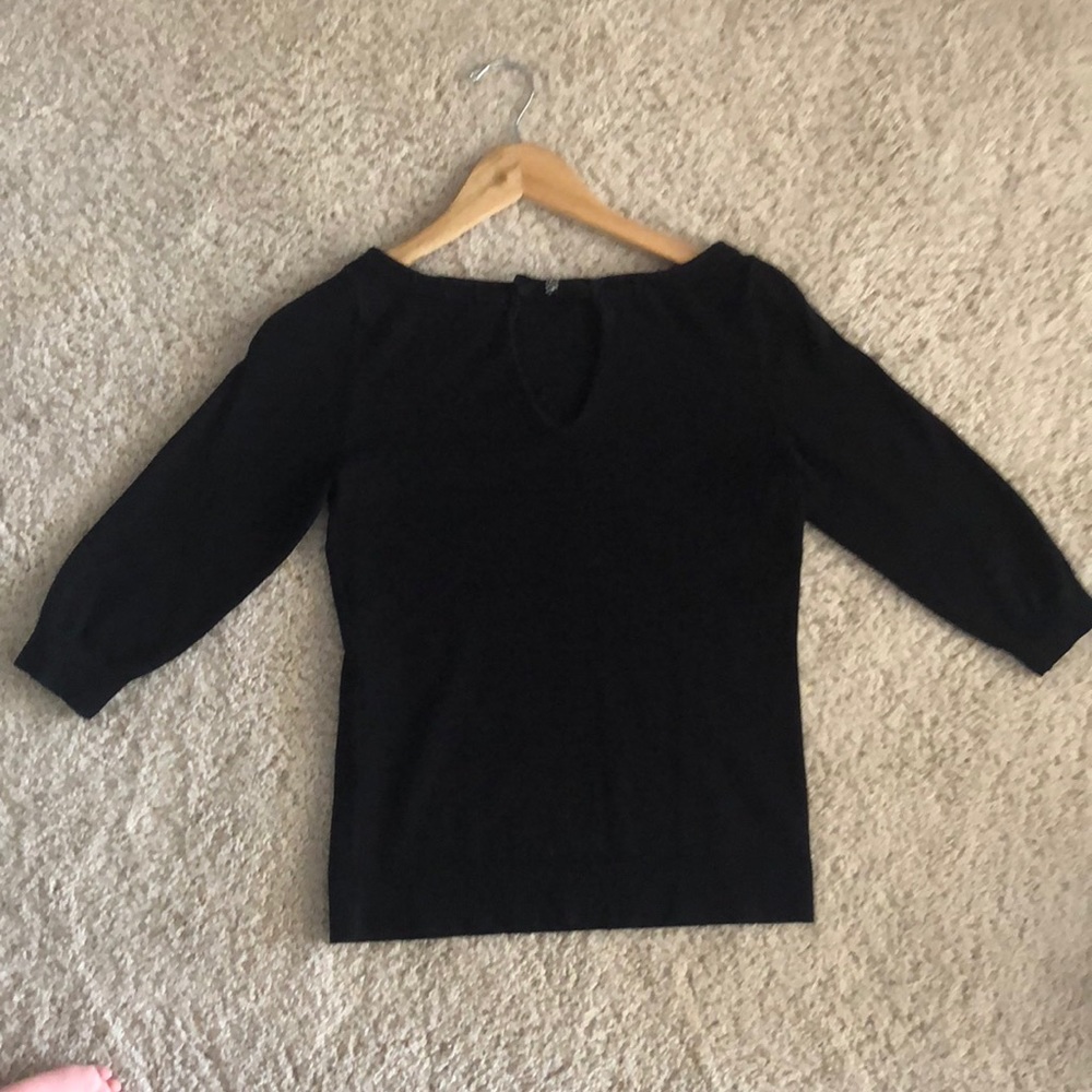 WHBM Black Lightweight sweater
